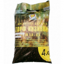 Торф низинний Трейд Квітка 4 л pH = 5,0-6,0