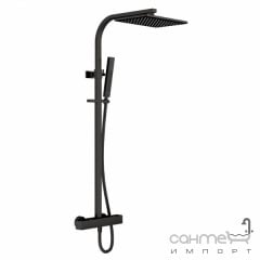 Душевая стойка с термостатом Imprese Grafiky ZMK0424070480 матовая черная Жмеринка