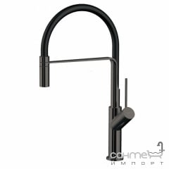 Смеситель для кухни с гибким изливом Imprese Boa BS f03401410BS матовый черный Кропивницкий