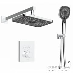 Душевая система скрытого монтажа с термостатом Imprese Centrum EQ V-10300EQ хром Каменка-Днепровская