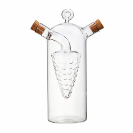 Бутылка для масла и уксуса YIWU Grape 80/300 мл Прозрачный (HP-34-12)