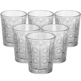 Набор рюмок YIWU с утолщенным дном 50 мл Прозрачный 6 шт (HP-19-132)