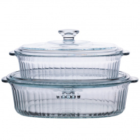 Набор форм для запекания YIWU 1,8/2,8 л Прозрачный (HP-34-27)