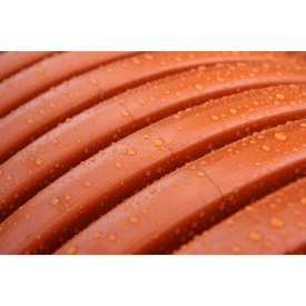 Гофрована дренажна (перфорована) труба ПП SN8 160-200мм 6м градус перфорації 220