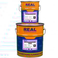 Эпоксидная глянцевая краска 1 кг Epoxy Paint 180 REAL для промышленных полов, металла и бетона