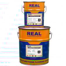 Полиуретановый матовый лак 1 кг. REAL PU TOPCOAT VARNISH 150 для полов и защитных покрытий.