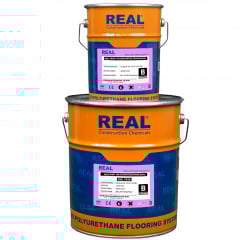Эпоксидная глянцевая краска 1 кг Epoxy Paint 180 REAL для промышленных полов, металла и бетона Белая Церковь