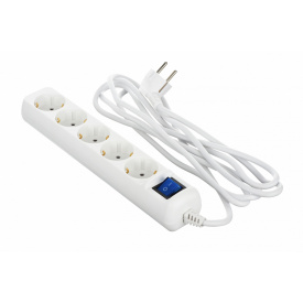 Сетевой удлинитель 2E U03ESM3 5 розеток 3 м Белый (iz15688)
