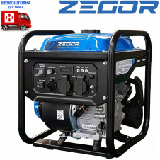 Генератор бензиновий інверторний Zegor DIN-OPEN3999 3,7-4,0 кВт, ручний стартер