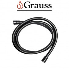 Шланг для душу силіконовий 150 см (Колір графіт) KB-0803-150-07, Grauss Чехія