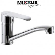 Змішувач для умивальника ялинка на гайці 15см Mixxus Colorado (Chr-555)