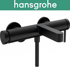 Змішувач Hansgrohe (art 76420670) для ванни Finoris одноважільний, чорний мат.