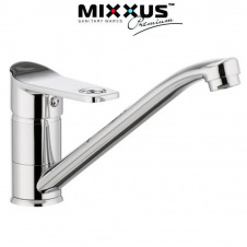Змішувач для кухні ялинка на гайці 25 см Mixxus Dallas (Chr-555)