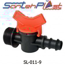 Кран із зовнішнім різьбленням 3/4" для садової трубки DN3/4"*16 (КСН 16*3/4) Арт. SL-011-9