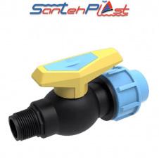 Santehplast Кран затискний із зовнішнім різьбленням 40*1 1/4 ДТ