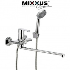 Смеситель для ванны длинный нос Mixxus Colorado EURO (Chr-006)