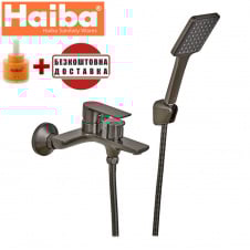 Змішувач для ванни HAIBA ALEX GRAPHITE EURO (Chr-009)