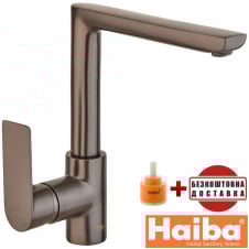 Змішувач для кухні Вухо HAIBA ALEX GRAPHITE (Chr-018)