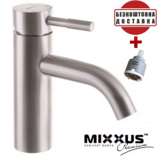 Змішувач для умивальника MIXXUS Sus-001B, Польща (нержавіюча сталь)