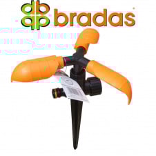 Зрошувач, що обертається з трьома листочками, на кілочку, Bradas ECO-PW3325