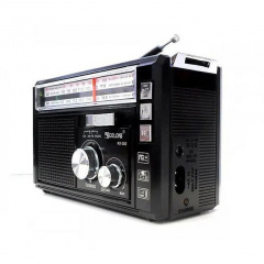 Портативное радио Golon RX-382 MP3 USB с фонариком Black Золотоноша