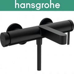 Змішувач Hansgrohe (art 76420670) для ванни Finoris одноважільний, чорний мат. Буча