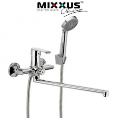 Смеситель для ванны длинный нос Mixxus Colorado EURO (Chr-006) Новониколаевка