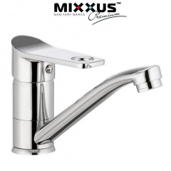 Змішувач для умивальника ялинка на гайці 15 см Mixxus Dallas (Chr-555) Кременчук