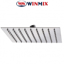 Душова лійка тропічний душ з нерж. сталі SUS304 Winmix WM-06 (20*20 см)