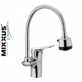 Змішувач для кухні Вухо рефлекторний MIXXUS Arizona (Chr-011), Польща