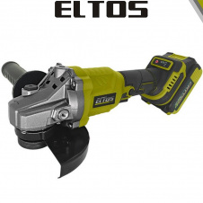 Машина акумуляторна кутова шліфувальна Eltos МШУ-125/20BL (1*20V, 4Ач), безщіткова картон