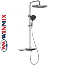 Душова колона з термостатичним змішувачем (3 режими) Winmix Premium SPACE 009-J CHROME, Польща