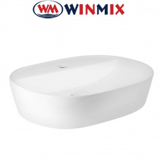 Раковина (умивальник) накладна Winmix Premium ELLIPSE -0201 505*385*120mm (біла)
