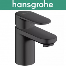 Змішувач Hansgrohe (art 71550670) для раковини одноважільний зі зливною гарнітурою, Vernis Blend, Чорний мат