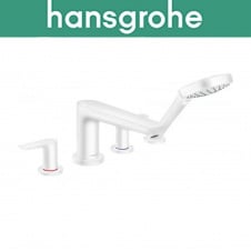 Змішувач Hansgrohe (art 71748700) для ванної вбудований Talis E на 4 отвори, Білий матовий