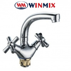 Змішувач для умивальника Вухо, без підведення Winmix Toledo Nut (Chr-274), Польща