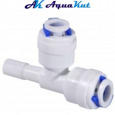 Фото - Трійник Aquakut Т-QC-QC, 1/4"Т-1/4"QC-1/4"QC, (QC-7507) Трійник Aquakut Т-QC-QC, 1/4"Т-1/4"QC-1/4"QC, (QC-7507)