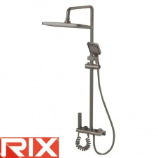Душова колона із змішувачем Rix PBI-009-J GRAPHITE 4 режими, Графіт