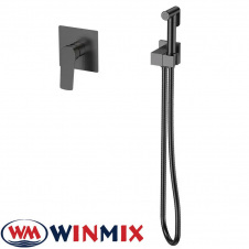 Змішувач для гігієнічного душу Winmix Premium Mone inner Graphite (Chr-002), Польща