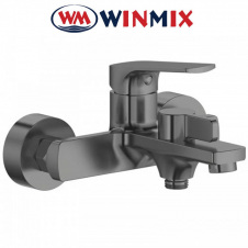 Змішувач для ванни короткий ніс Winmix Premium Mone Euro Graphite (Chr-009), Польща