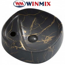 Фото - Раковина (умивальник) накладна Winmix Premium WAVE-0201 Marble 430*430*150mm (мармур) Раковина (умивальник) накладна Winmix Premium WAVE-0201 Marble 430*430*150mm (мармур)