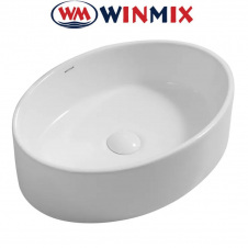 Раковина (умивальник) накладна Winmix Premium BEVEL-0106 500*355*140mm (біла)