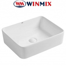 Фото - Раковина (умивальник) накладна Winmix Premium QUADRO -0103 480*370*130mm (біла) Раковина (умивальник) накладна Winmix Premium QUADRO -0103 480*370*130mm (біла)