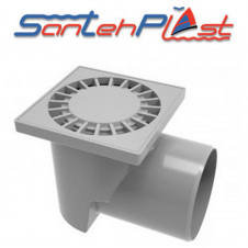 Душовий трап із пластиковими ґратами TH-150-110.02 DN110, Santehplast