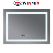 Дзеркало для ванної кімнати Winmix WARM MR12-80x70-REVERSE (з LED-підсвічуванням, антизапотівання)