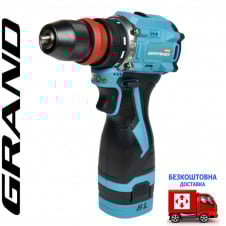Акумуляторний шуруповерт Grand ДА-16DFR BL (безщітковий) (2*(16в, 2 А/г))