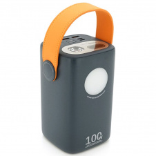 Повербанк Powerbank Remax RPP-100 60000mAh, PD 100W+QC 22.5W, Blue LCD, 1.46kg