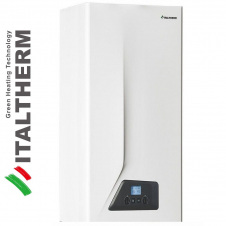 Газовий котел Italtherm City Class 25 F (2 теплообмінники, турбований) + труба