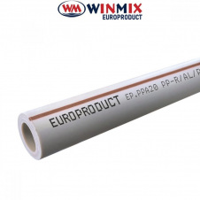 Winmix Європродукт Поліпропіленова (ППР) Труба алюміній PN20 d20, Польща