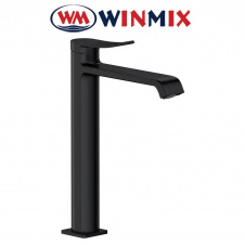Змішувач для умивальника Winmix Premium Dali Nut High Black (Chr-001), Польща